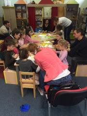 Mali pošastko se je predstavil v Knjižnici Radlje