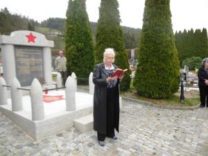 Delegacija Veleposlaništva Ruske federacije v Sloveniji položila vence