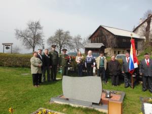Delegacija Veleposlaništva Ruske federacije v Sloveniji položila vence