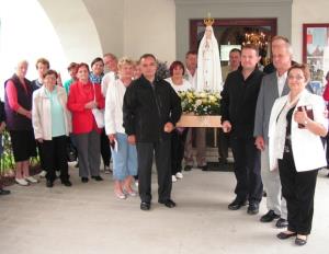 Obisk kipa Fatimske Marije v Župniji Brezno